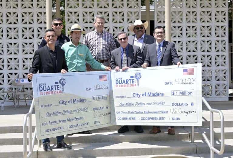 Congressman presents $2 million to Madera