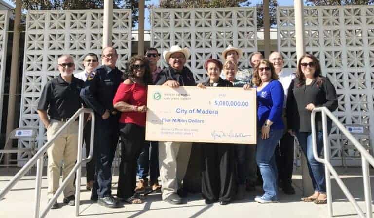 Senator presents $5 million to City