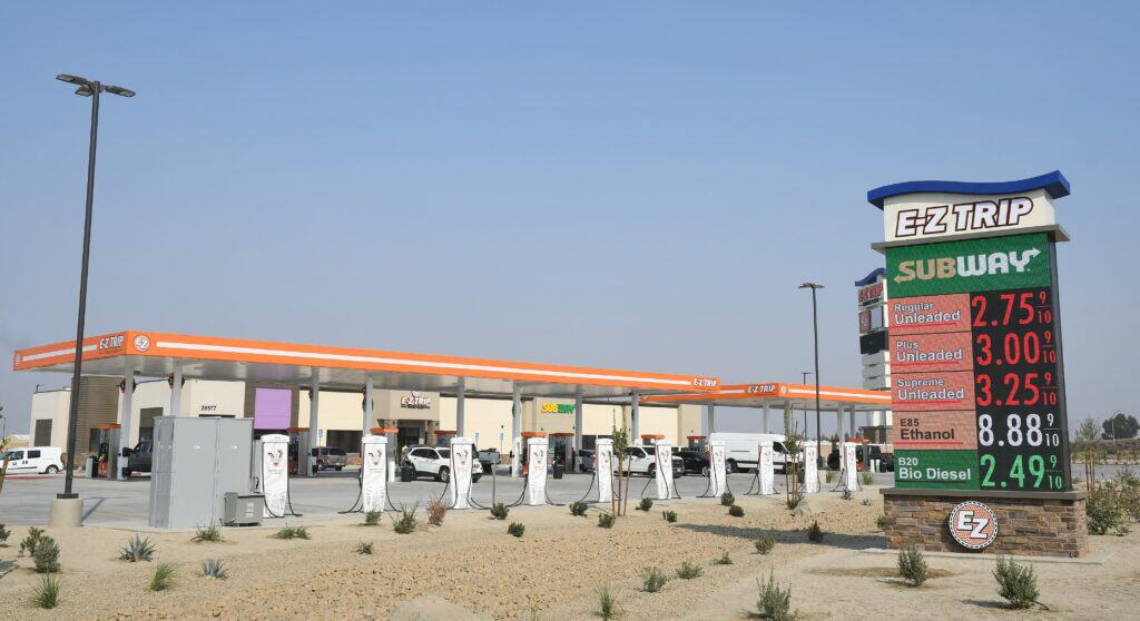 Photo - The new E-Z Trip Travel Plaza is now open on Avenue 12 off Highway 99.