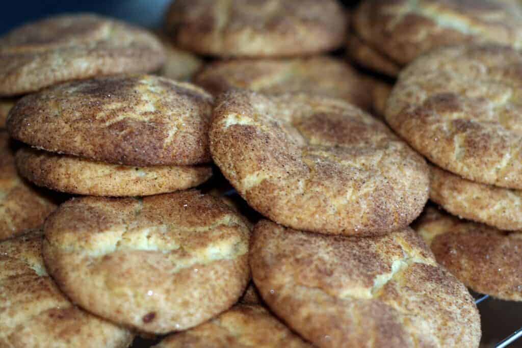 Photo - Adding some cream cheese to the cookie dough makes for some delicious, tender snickerdoodle cookies.