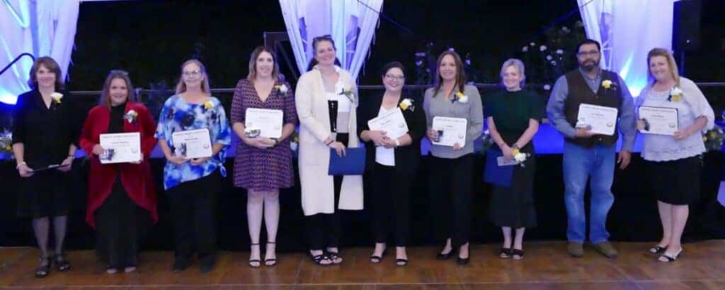 Photo - Madera Unified School District held its annual Service with Pride event at the Manor Estate to recognize staff members who have served the district for 20 years.