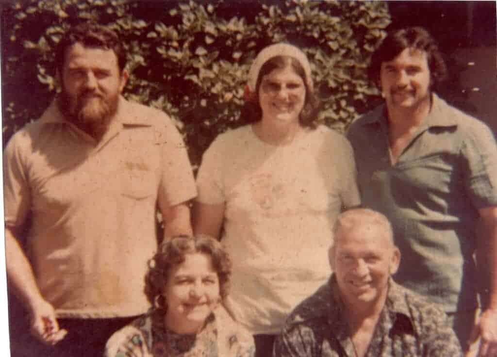 Photo - From left, Rocky, Tami Jo, Brian, seated Quo Vada and Ralph Hill.