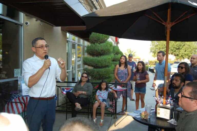 Montes holds kickoff party