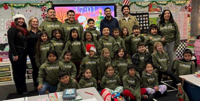 Local business donates hoodies to school