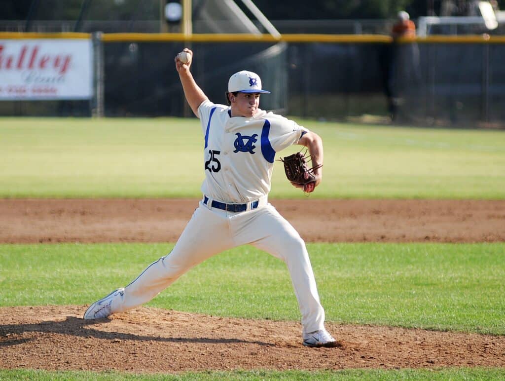 Photo - Former Tri-River Athletic Conference Player of the Year, Haden Hinkle, is one of two players to be inducted Saturday into the Madera Coyote Baseball Hall of Fame.