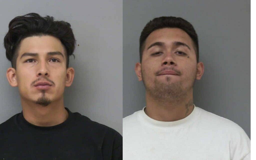 Photo - Joseph Luis Huerta Jr., left, and Moses McGuire Jr.