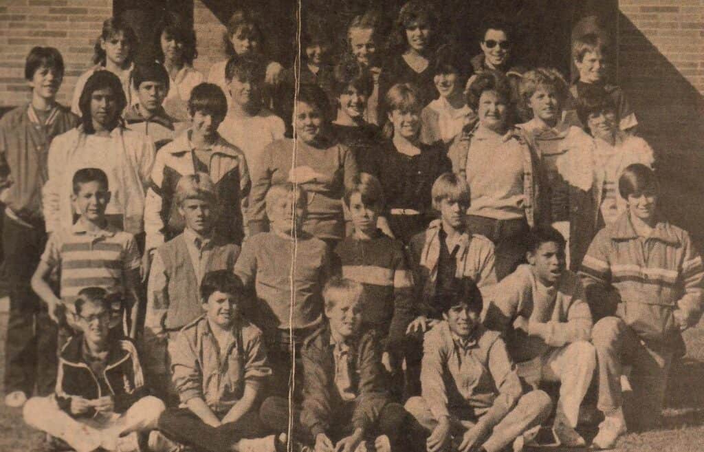 Photo - The Minturn Scholars are shown here in this 1985 Tribune photo taken at Howard School.