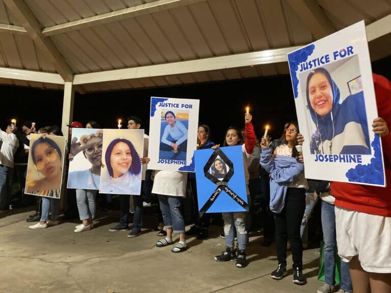Hundreds gather to mourn Josephine, seek justice