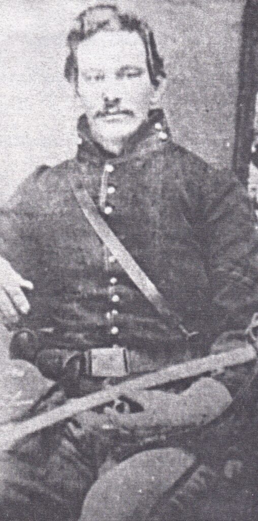 Frederick Quant is shown here in uniform. He moved to Madera after the Civil War was over. Photo - Courtesy of the Madera County Historical Society