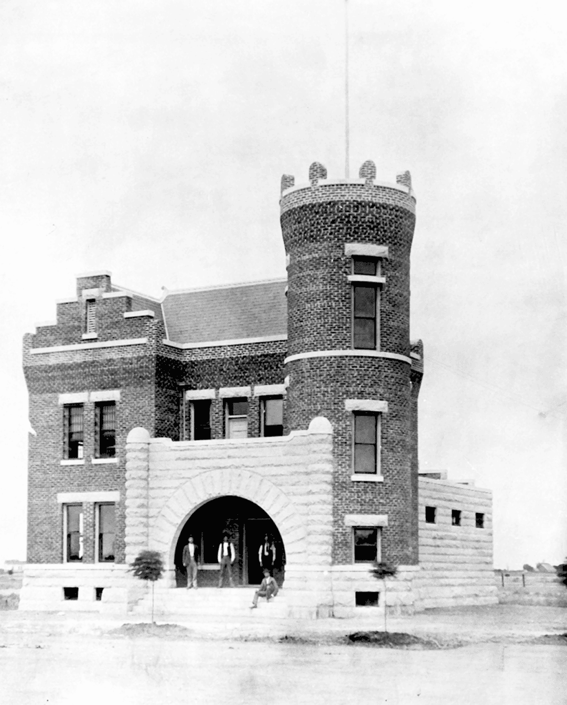 Photo - In 1895, killer Victor Adams was headed for this newly constructed Madera County Jail. Unfortunately for him, he never made it to the lock-up. Instead, he got justice at an old oak tree on Finegold Road.