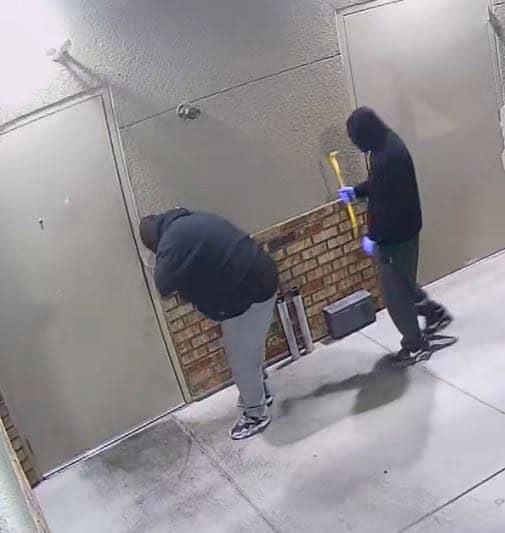 Photo - Madera Police Officers found two individuals trying to flee a burglary from Burrito King last week, and were able to track down the suspects and make an arrest.