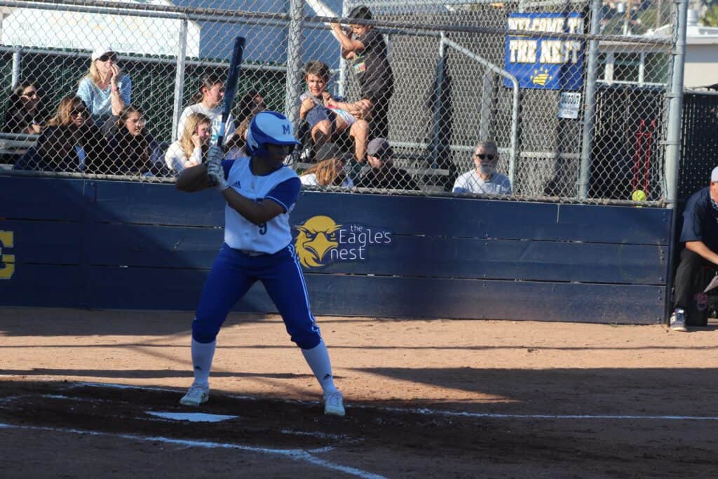 Photo - Madera’s Brianah Hamilton hit a two-run home run in Tuesday’s 7-3 victory over the Sanger Apaches. The homer ties her record she set last year for most home runs in a season with seven and extended her school-record career home run total to 14.