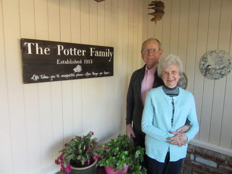 Mr. and Mrs. Leon Potter Valentines forever
