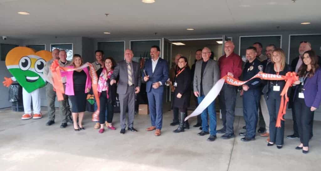 Photo - Dignitaries and officials join Camarena Health representatives for a ribbon cutting ceremony on Wednesday for Camarena Health’s new Urgent Care facility in Chowchilla.
