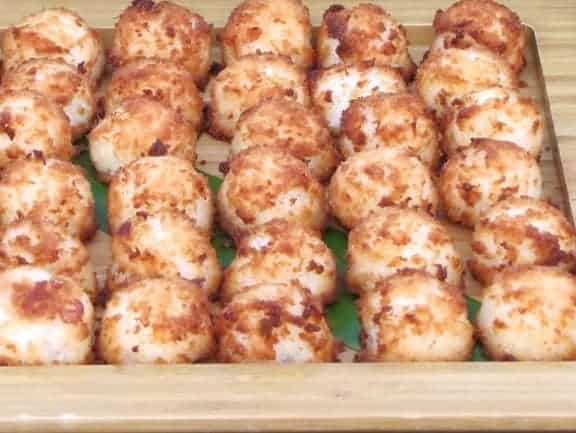 Photo - Freshly baked coconut macaroons, ready to eat as soon as they cool off. Hard to stop eating these.