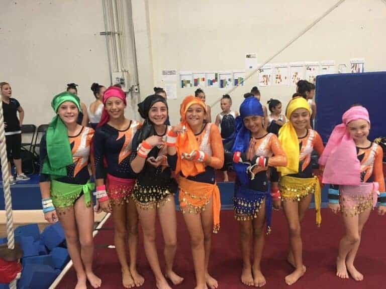 TEC gymnastics gypsies compete in first meet