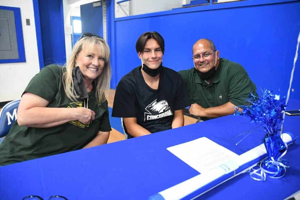 Photo - “I actually had no clue Ryan Martines was going there,” Hatfield said. “I already got my offer from the coach. In the back of my mind, I really wanted to go to