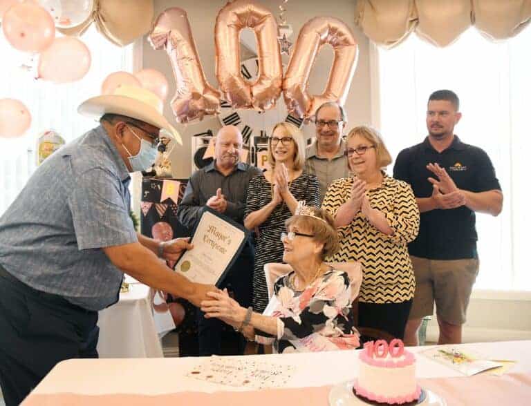 Maderan celebrates 100th birthday