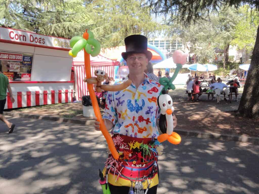 Photo - Albert the Amazing Balloonist is one of several entertainers who will be joining Madera Fair’s Virtual Fair Camp.