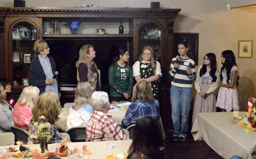 Photo - Tech Trek students share experience with AAUW