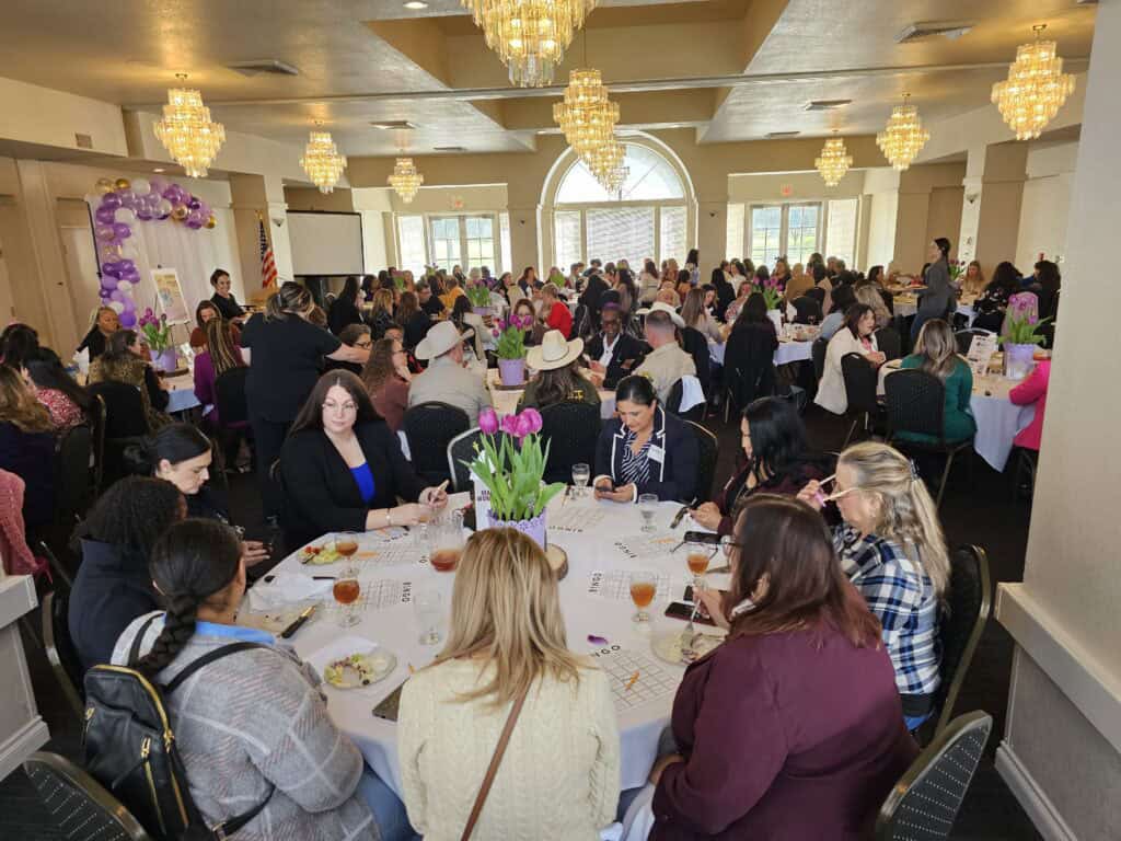 Photo - More than 150 people gather at the Madera Municipal Golf Course banquet room for the Madera County Women’s Network Luncheon on Friday.