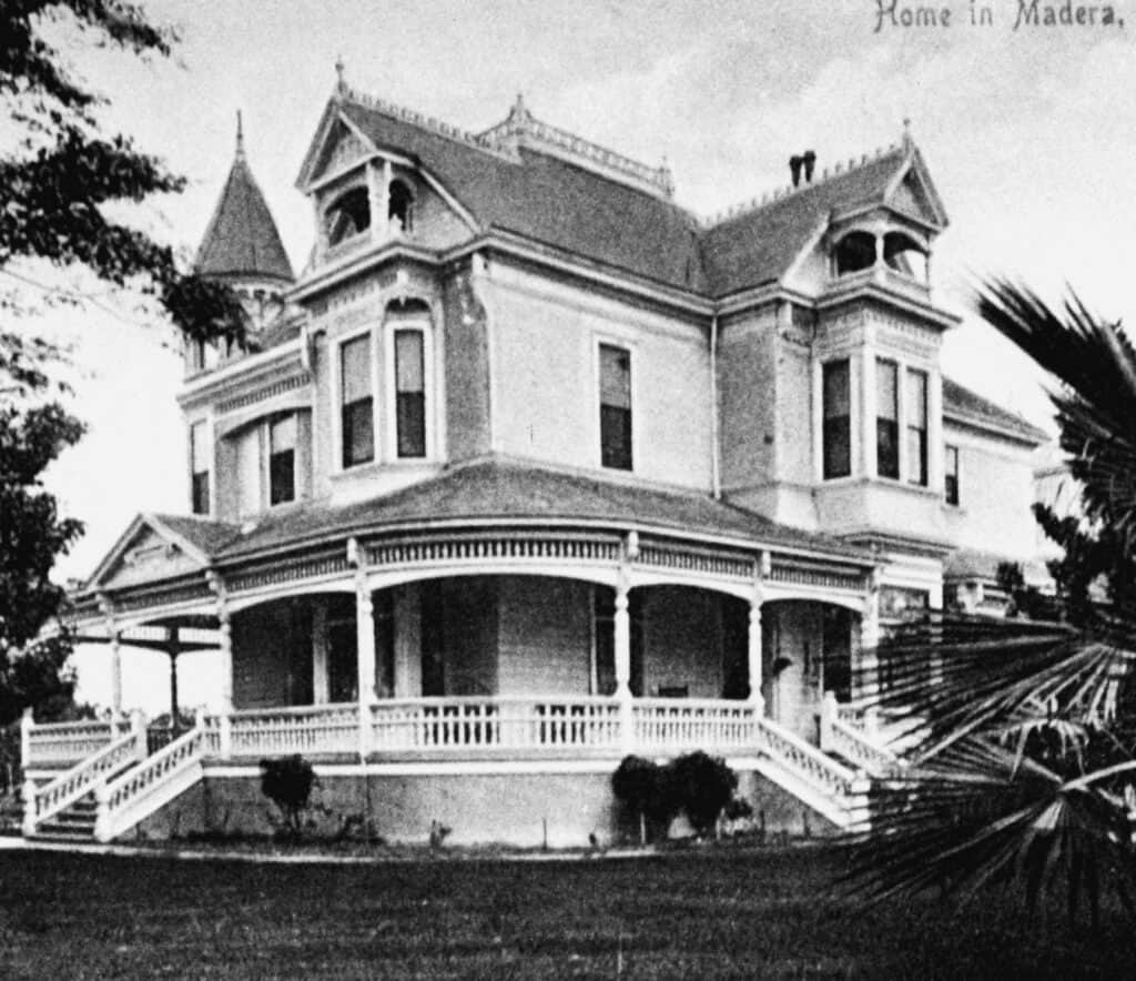 Photo - The two houses sat like majestic displays of the power that lumber once had in Madera. They were located on North C Street between 3rd and 4th Streets. One was built by Elmer Cox and the other by Return Roberts.