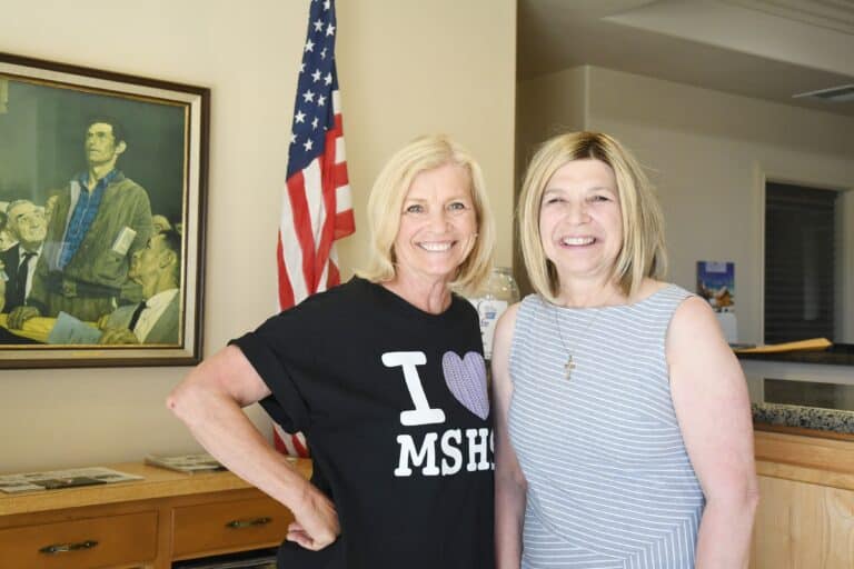 Scholarship sisters-in-law retiring