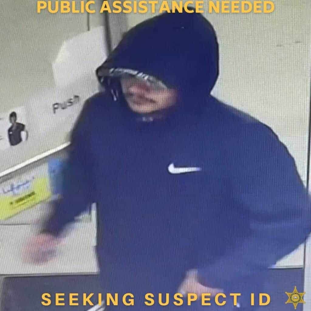 Photo - The Madera County Sheriff’s Office is asking for the public’s assistance in identifying an unknown male subject who was involved in multiple vehicle burglaries on December 11 in the Madera Ranchos area.
