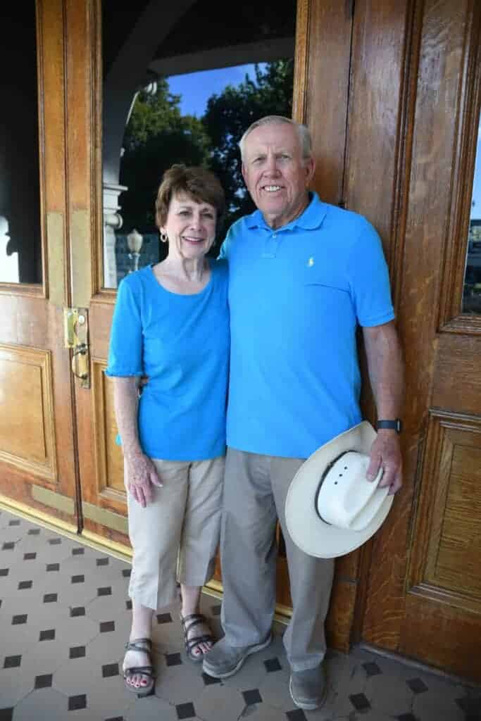 Photo - Pat and Joe Vived will preside over festivities during the annual Old Timers Day Parade.