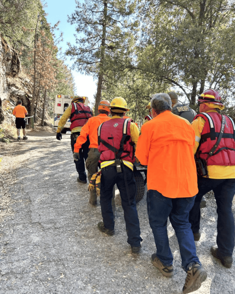 Injured hiker found,rescued at Bass Lake