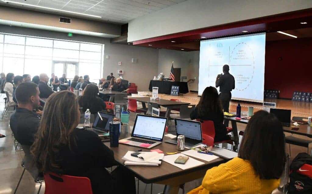 Photo - MUSD administrators dive into data from a WestEd audit in search of ways to make classroom instruction more rigorous and relevant.