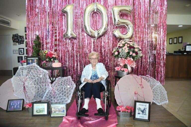 Velma Hansen celebrates 105 years