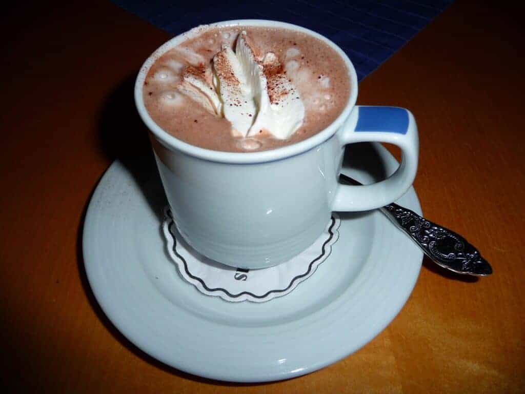 Photo - Warm yourself with a delicious cup of homemade hot chocolate, embellished with marshmallows or whipped cream.