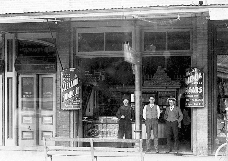 Knife fight at the Mint Saloon