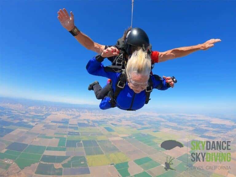90-year-old makes birthday jump