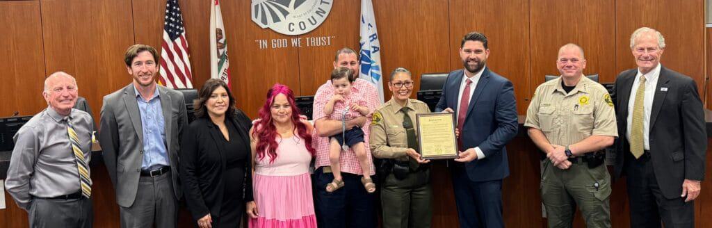 Photo - MCSO Deputy honored by Supes