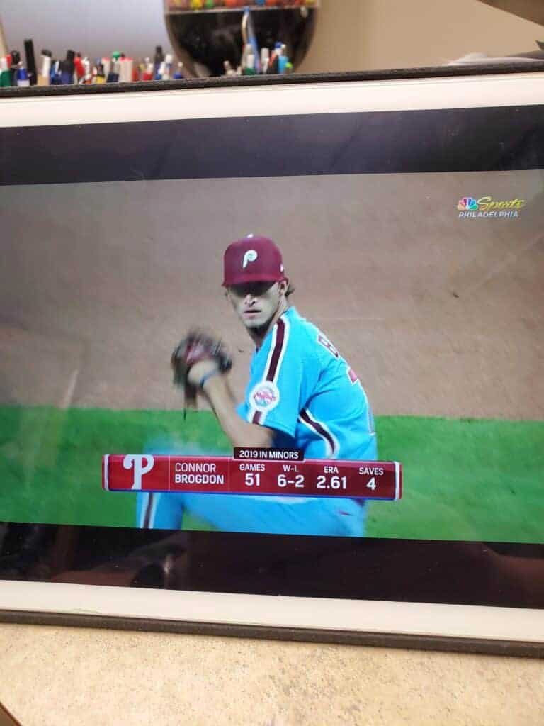 Photo - Former Liberty Hawks standout Connor Brogdon, makes his Major League debut Thursday for the Philadelphia Phillies.