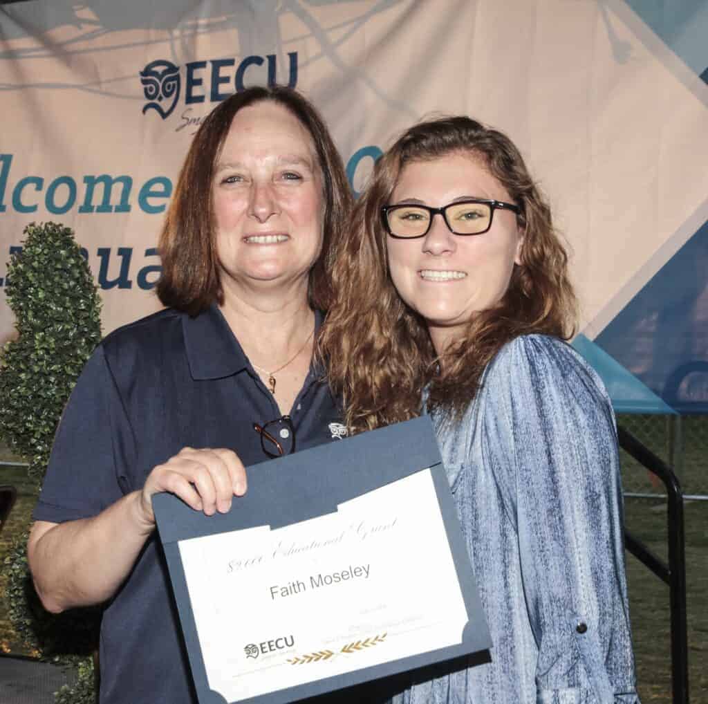 Photo - Faith Moseley was one of two students selected as recipients of Educational Employees Credit Union’s Student Grant Program. Moseley was among 50 EECU members who each received $2,000 grants for the 2018-2019 school year.