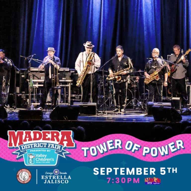 Tower of Power to open free concert series at Madera District Fair