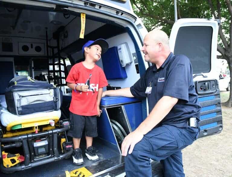 Pistoresi Ambulance stands by when needed