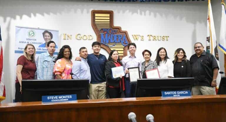 Senator recognizes Matilda Torres grad
