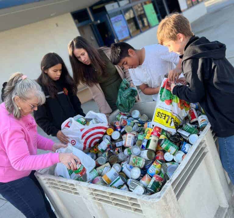 Pershing Elementary donates 2,000 items