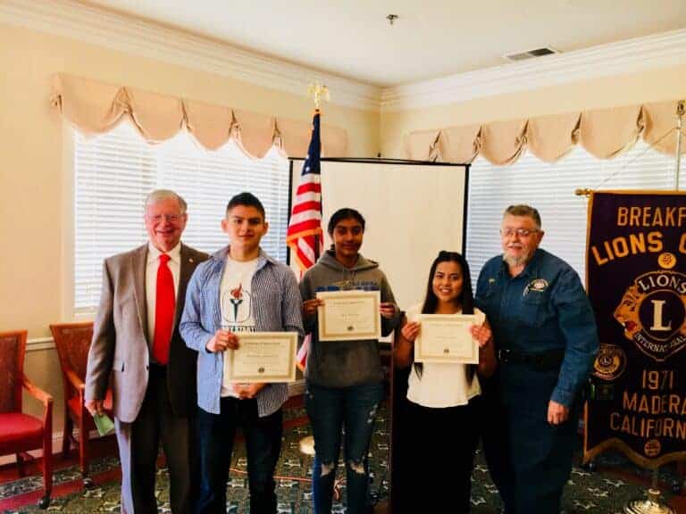 Lions sponsor contest for student speakers