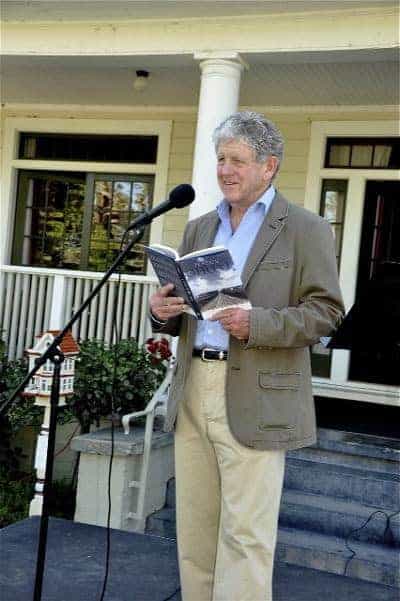 Photo - Frank Bergon gives a reading at the Coke Hallowell Center for River Studies. The COVID-19 pandemic has temporarily postponed personal appearances with his new book, “The Toughest Kid We Knew.” It can be ordered online.
