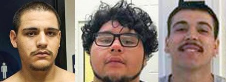 Photo - From left: Nicholas Hernandez, Aaron Jimenez and Jose Perales.