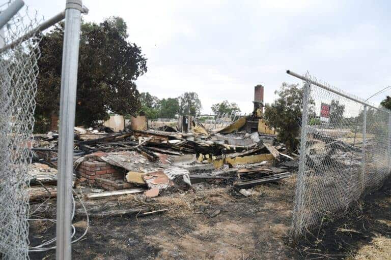 Fire destroys vacant home on Ellis Street