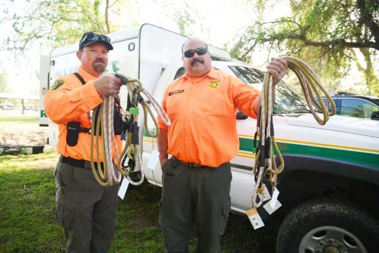 Search and Rescue leashing for fundraising