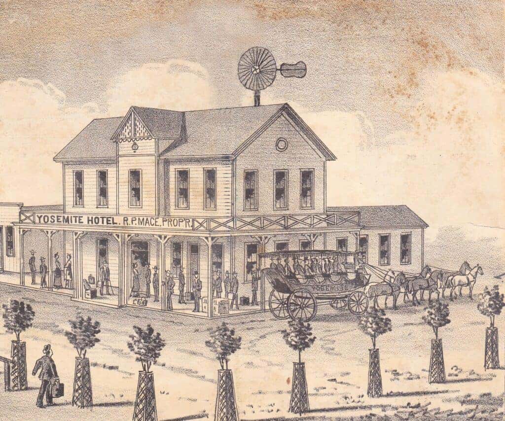 Photo - Captain Mace’s Hotel was one of the casualties of Madera’s 1886 fire.