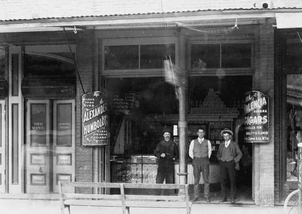 Photo - A portion of Will Mace’s dissipated life was spent in Madera’s saloons. In 1893, while his father, Capt. Russel Mace lay dying in his Yosemite Hotel, his son was brawling in the Mint Saloon, shown here.