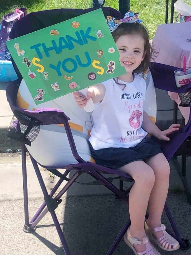 Youth collecting for animal shelter